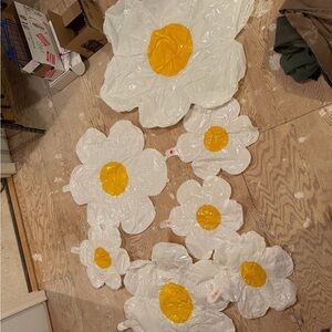 Daisy Inflatable balloon Set - Yellow & White